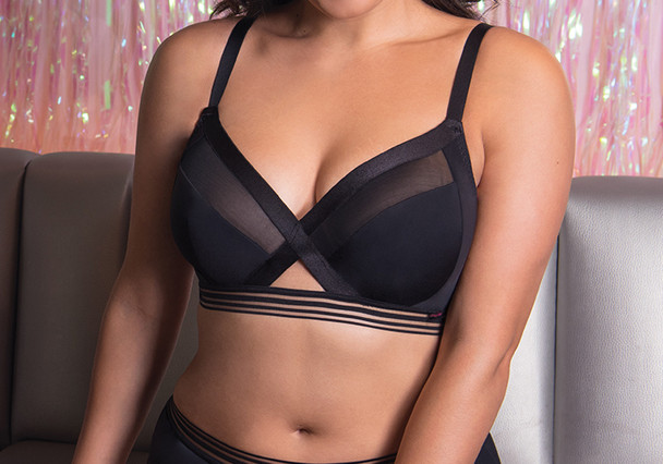 Unwind Bralette in Black FINAL SALE (25% Off)