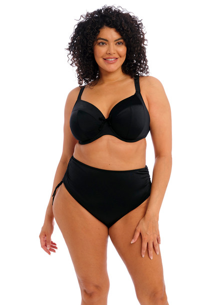Plain Sailing Adjustable Bikini Swim Brief in Black