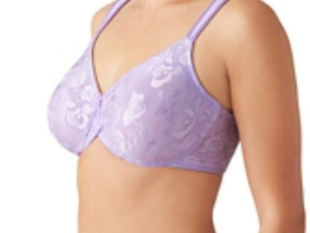 Awareness Full Figure Seamless Underwire Bra in Purple Rose (516)