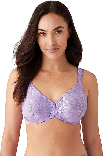 Awareness Full Figure Seamless Underwire Bra in Purple Rose (516)