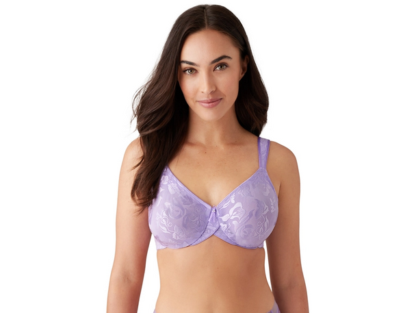 Awareness Full Figure Seamless Underwire Bra in Purple Rose (516)