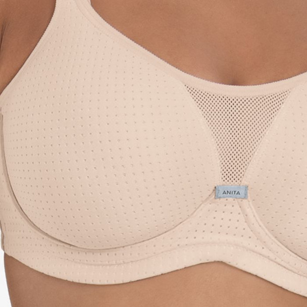 WireX Convertible Sports Bra with Underwire in Smart Rose