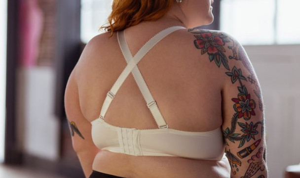 Elissa Strapless Bra in Pearl White FINAL SALE (50% Off)