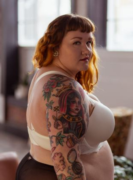 Elissa Strapless Bra in Pearl White FINAL SALE (50% Off)