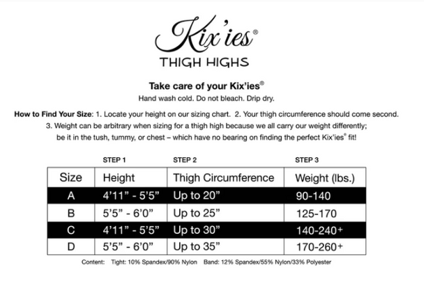 Lois Sheer Seamed Thigh Highs in Black