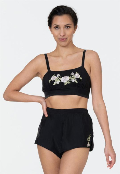 Magnolia Bralette Set in Black