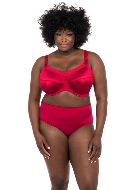 Keira Underwire Full Cup Bra in Crimson