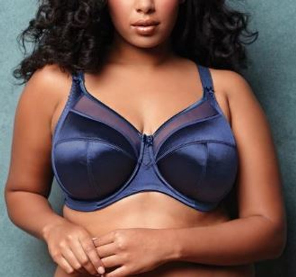 Keira Underwire Banded Bra in Ink