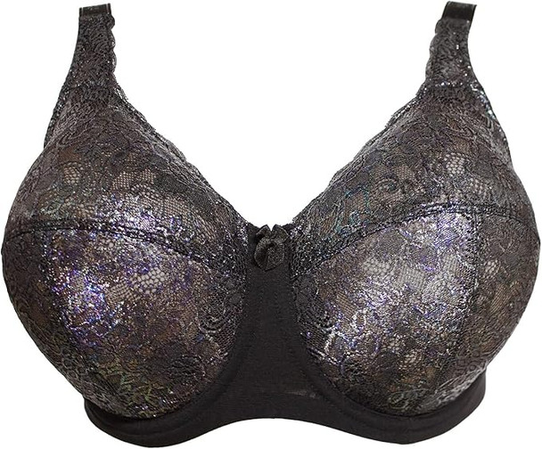 Stretch Lace Full Coverage Underwire Bra in Mermaid