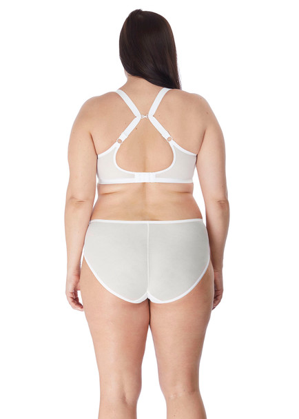Matilda Underwire Plunge Bra in White (WHE)