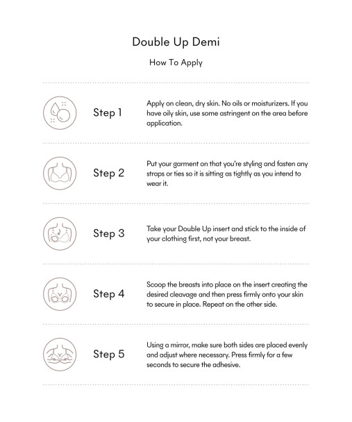 Double Up Volume Push-Up Pads (Demi)