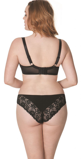 Vixen Padded Balcony Bra in Black/Almond FINAL SALE NORMALLY $60