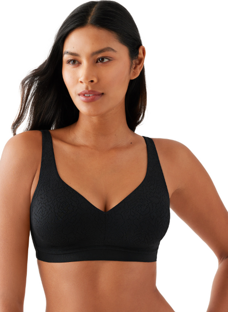Inside Job Wire Free Bra in Black