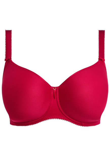 Rebecca Essentials Underwire Molded Spacer Bra in Red
