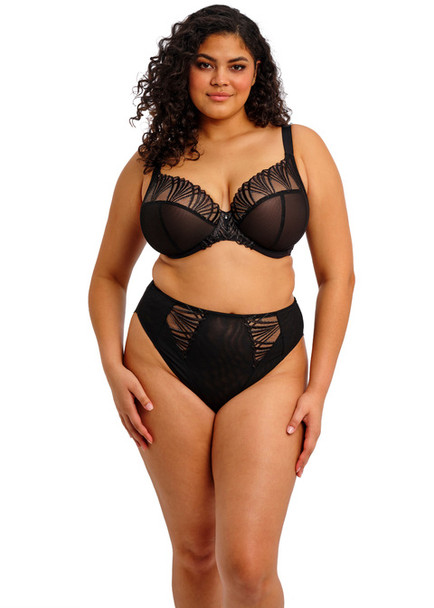 Reja Underwire Plunge Bra in Black
