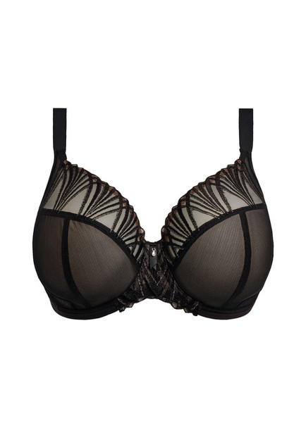 Reja Underwire Plunge Bra in Black