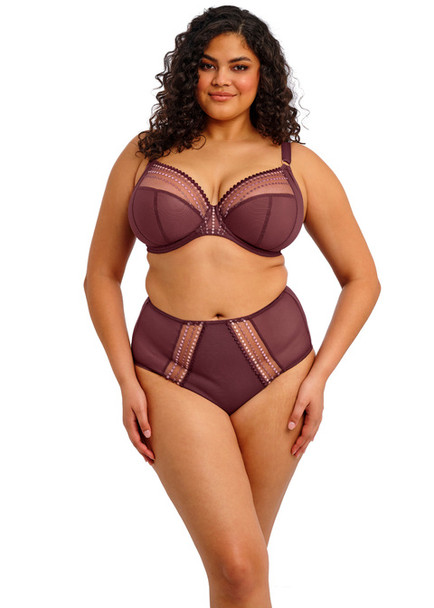 Matilda Underwire Plunge Bra in Sugarplum