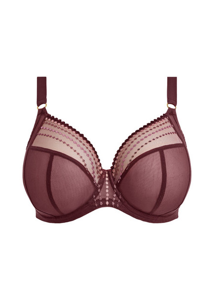Matilda Underwire Plunge Bra in Sugarplum