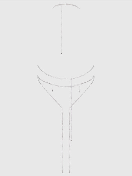 Rhinestone Plunge & Fringe Teddy