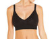 Soft Cotton Curvy Sleep Bra in Black