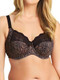Morgan Stretch Lace Banded Underwire Bra in Ebony (EBY)