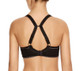 Deco Vibe Underwire Molded Plunge Bra in Black