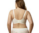 Stretch Lace Bandless Underwire Bra in Ivory