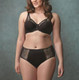 Michelle Underwire Padded Banded Bra in Black FINAL SALE (50% Off)