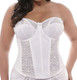 Adelaide Underwire Basque Longline in White