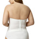 Smooth Strapless Longline Bra in White