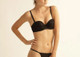 Sascha Lace Strapless Bra in Black