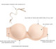Red Carpet Strapless Bra in Sand