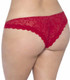 J'adore Burnout Mesh Tanga Panty in Red