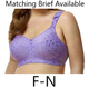 Jacquard Softcup Bra in Lilac