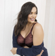 Cate Underwire Full Cup Banded Bra in Raisin (RAN) FINAL SALE (50% Off)
