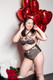 Heart Throb Plunge Bra in Black/Red FINAL SALE (50% Off)