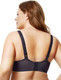 Stretch Lace Full Coverage Underwire Bra in Steel Gray
