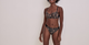 Black eyelash lace balconnette bra and thong set