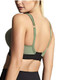Non-Wired Sports Bra in Khaki/Black
