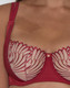 Fallen Angel Balcony Bra in Garnet Red FINAL SALE NORMALLY $90