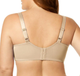Embroidered Microfiber Underwire Bra in Nude