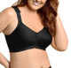 Microfiber Full Coverage Softcup Bra in Black