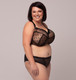 Dot Gold Bra in Cappuccino/Black