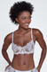 Entice Balconette Bra in White/Nylon