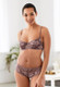 Flirt Demi Lace Bra in Almond Spice/Pink Pearl