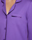Bella Long Sleeve Top & Pant Pajama Set in Cyclamen/Cyclamen FINAL SALE (40% Off)