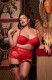 Fiamma Full Figure Molded Bra in Rose Red FINAL SALE (70% Off)