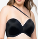 Smooth Strapless Multi-Way Bra in Black Hue