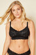 Never Say Never Curvy Hook & Eye Bralette in Black