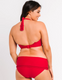 First Class High Waist Bikini Swim Bottom in Red FINAL SALE (25% Off)